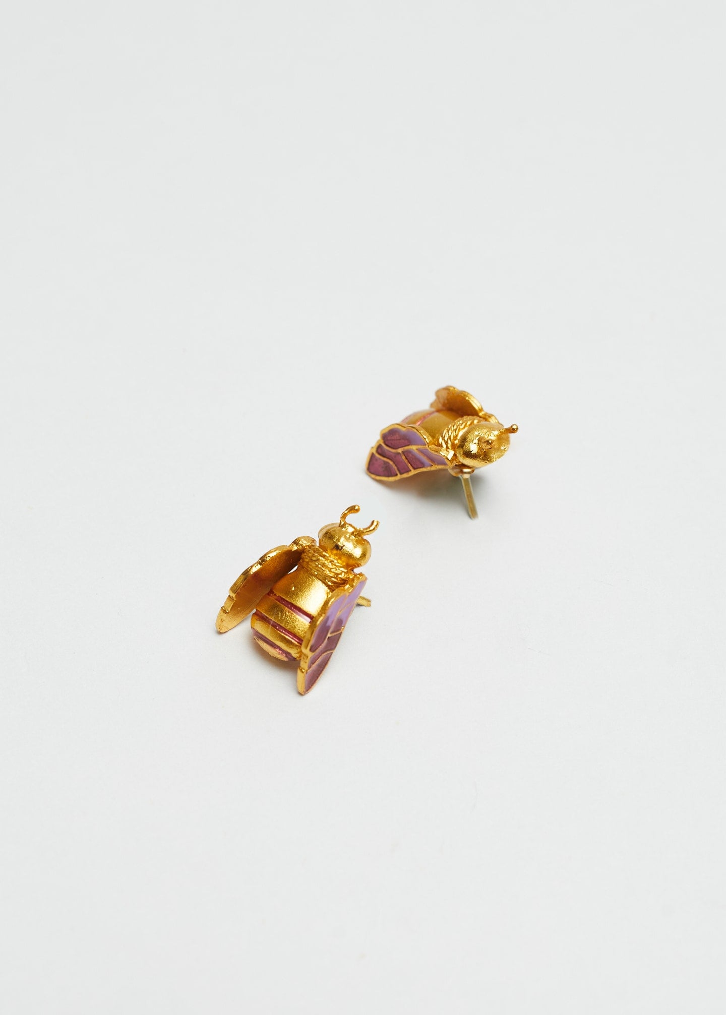 Earrings Drone Bee Ultravioleta