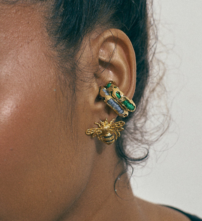 Earrings Abeja Reina Small