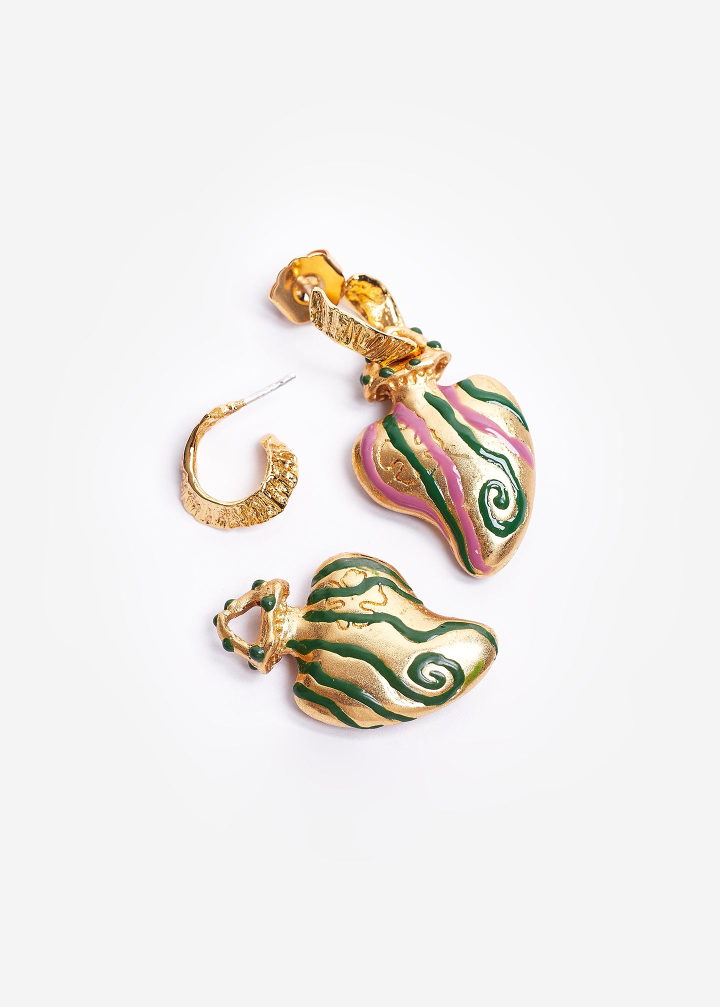 Earrings Mini Perfumero Verde