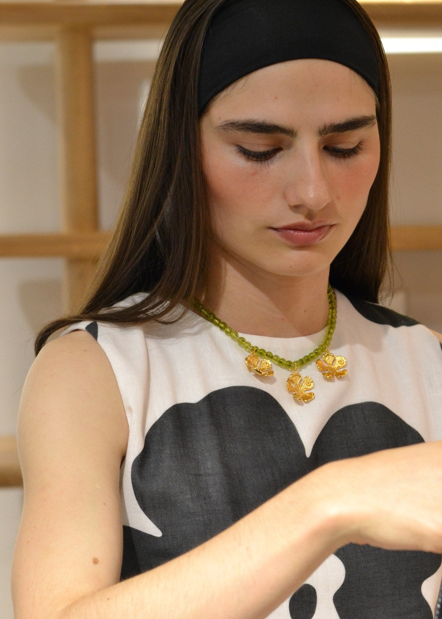 Necklace Bromelias Greeny