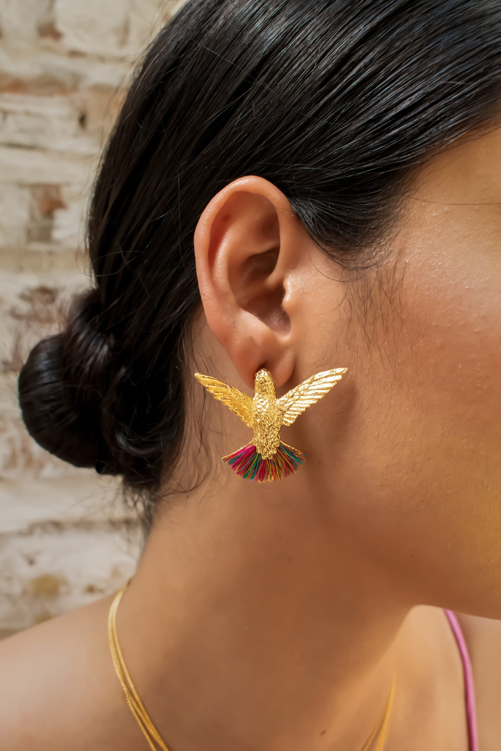 Earrings Colibrí