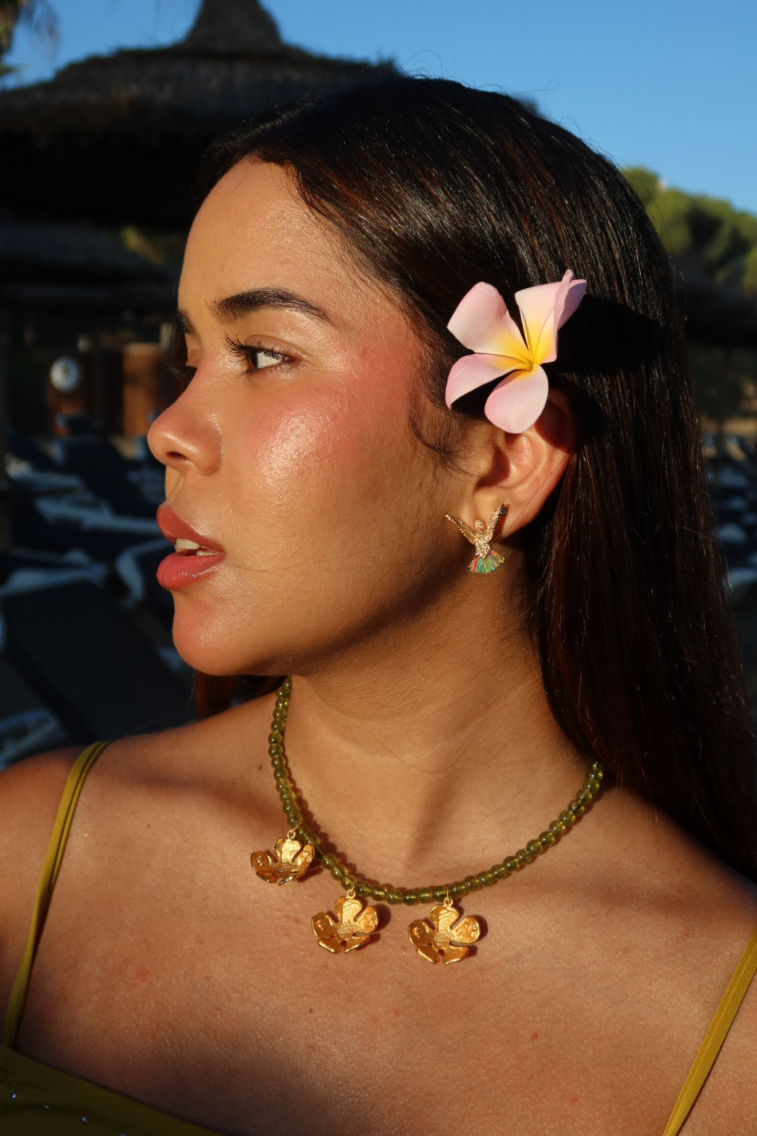 Necklace Bromelias Greeny
