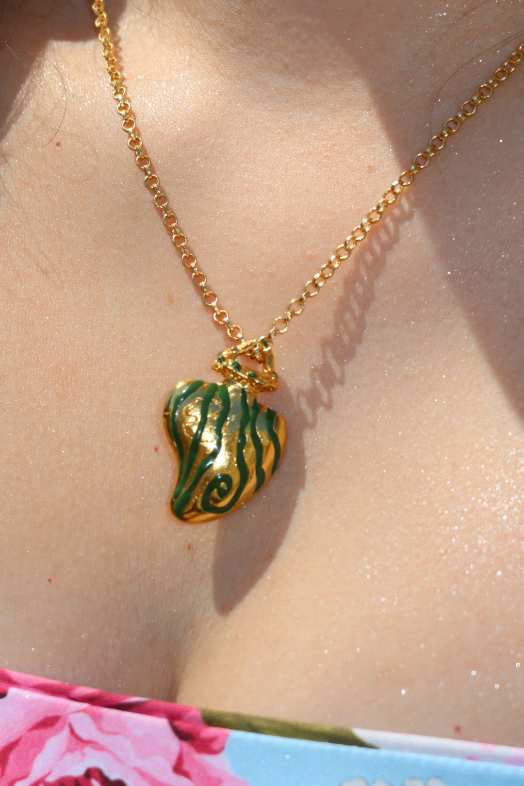 Chain Mini Perfumero  Verde